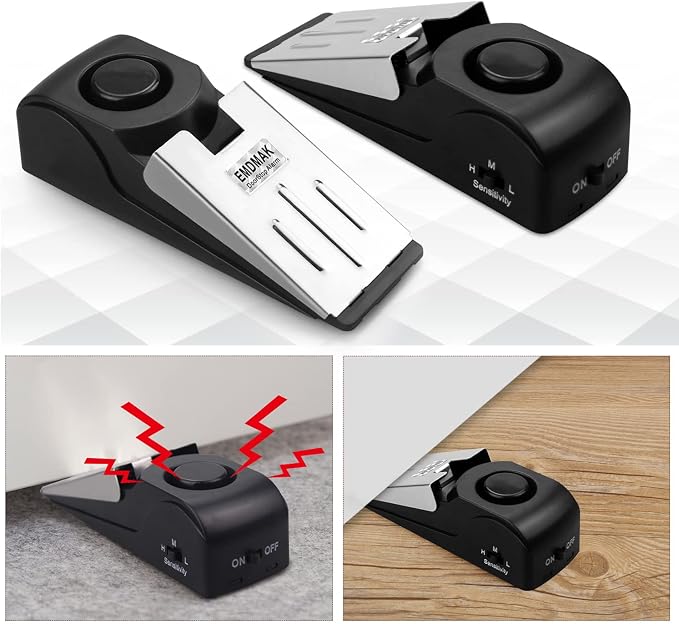 EMDMAK Door Stop Alarm with 120DB Siren Door Stop - Image 6