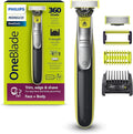 Philips Norelco OneBlade 360 Hybrid Face + Body, Electric Beard Trimmer by PhilipsNorelco
