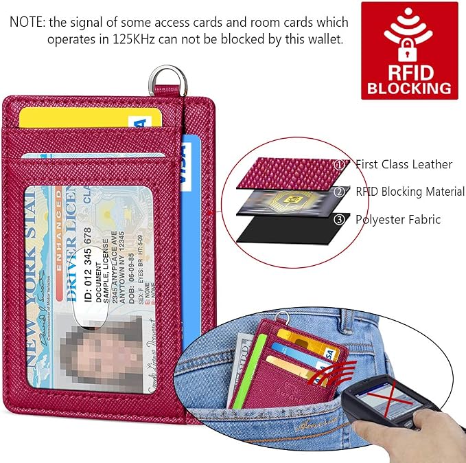 FurArt Slim Minimalist Wallet, Front Pocket Wallets, RFID Blocking, Credit Card - Image 5