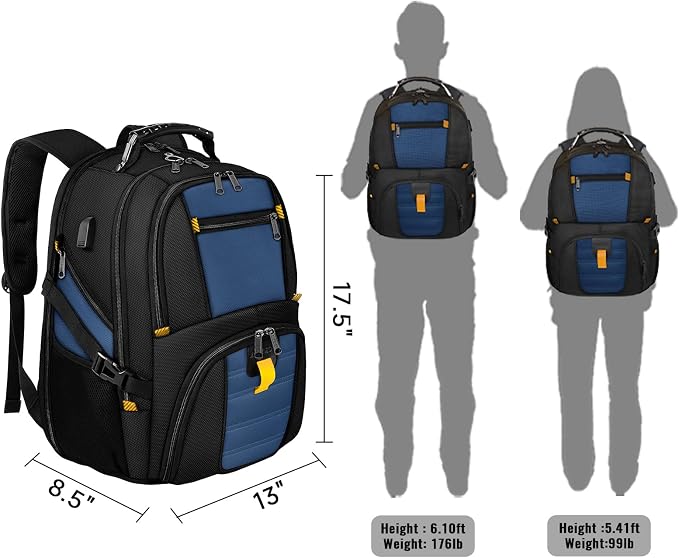YOREPEK Travel Backpack, Extra Large 50L Laptop Backpacks - Image 7