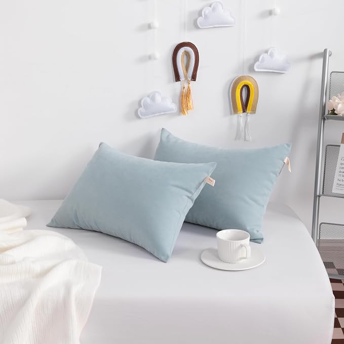 NTBAY Tiny Pillows, Down Alternative 7"x11" Microfiber Mini Pillows - Image 2