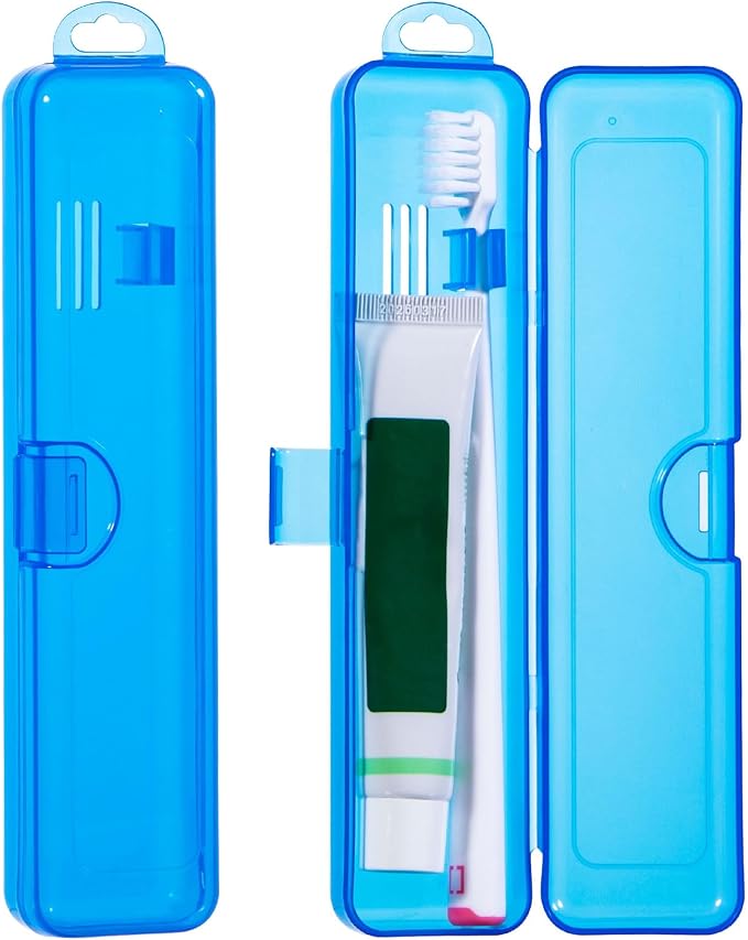 Toothbrush Travel Case 2 Pack, 7.87 x 1.85 x 1.18” by Gamdee