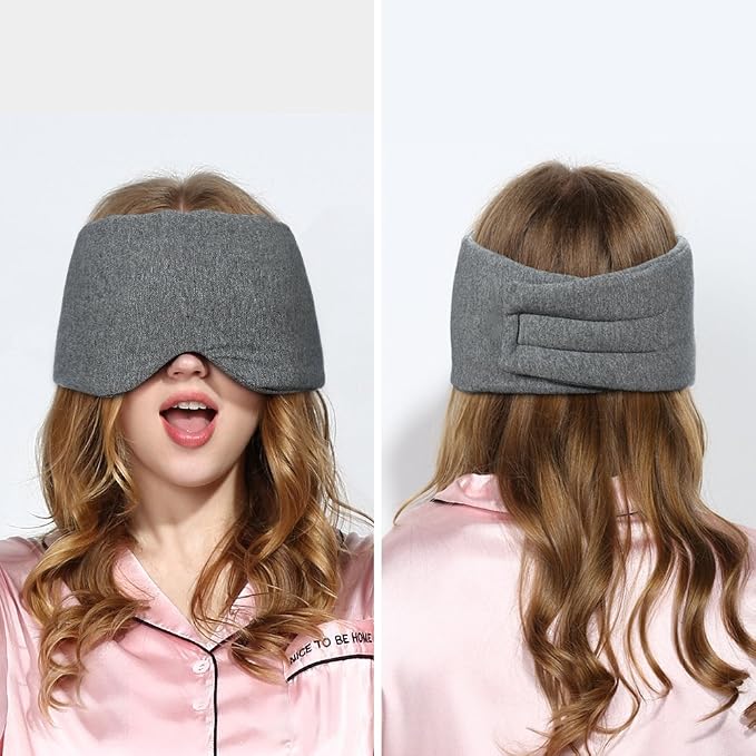 FRESHME Cotton Sleep Eye Mask for Women Men - Image 8