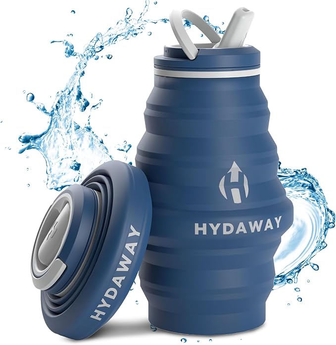 HYDAWAY 17oz Collapsible Water Bottle by HYDAWAY