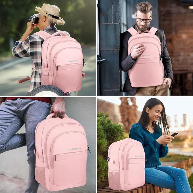 Lapsouno Business Laptop Backpack, Travel Backpack, Carry on Backpack - Image 7