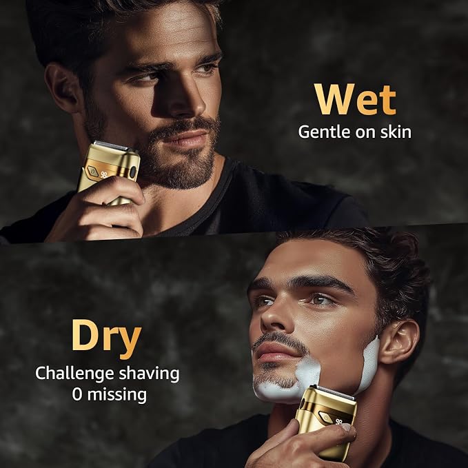 Electric Foil Shavers for Men, Mini Electric Razor, Compact Face Shaver - Image 7