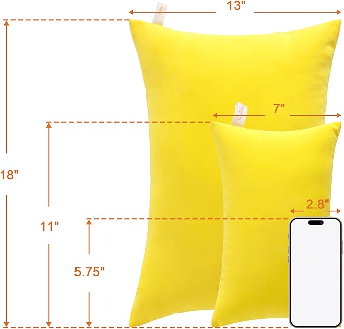 NTBAY Tiny Pillows, Down Alternative 7"x11" Microfiber Mini Pillows - Image 5