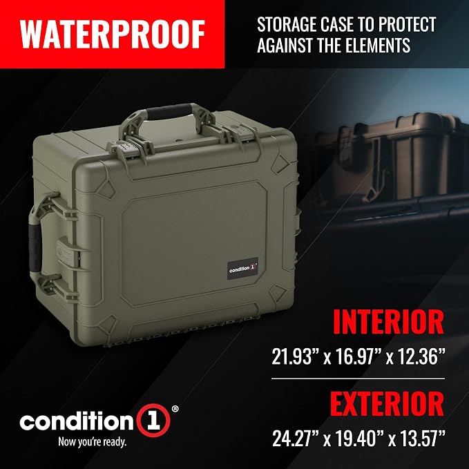 Condition 1 25" Large Heavy-Duty Protective Waterproof Hard Case Model 024 - Image 2