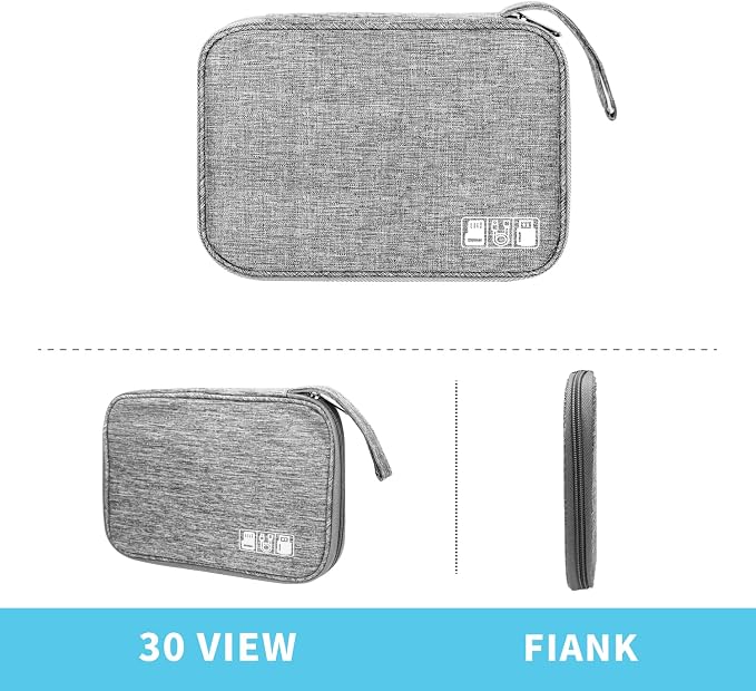 Electronics Organizer Travel Case, Electronic Accessories Storage Bag, Portable - Image 6