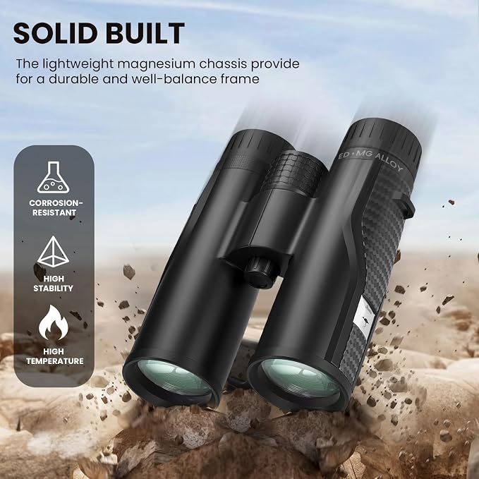 Premium ED Binoculars 10x42 for Adults - Image 7