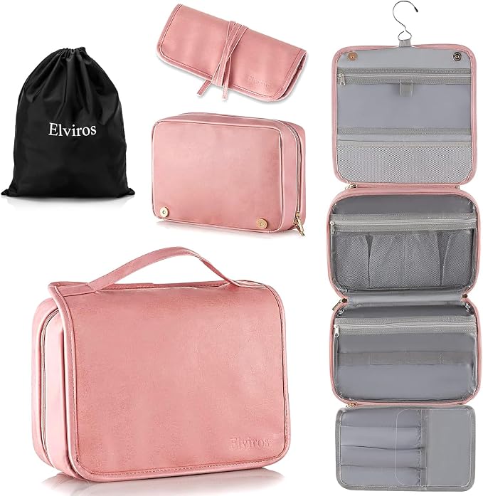 Elviros Hanging Travel Toiletry Bag by Elviros