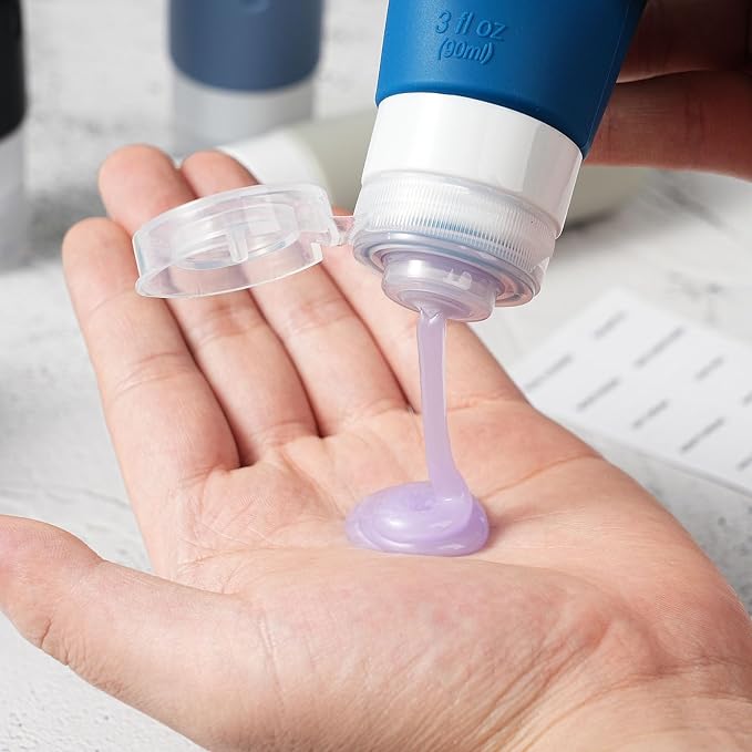 Travel Bottles for Toiletries, TSA Approved Travel Containers 3oz Leak Proof - Image 6