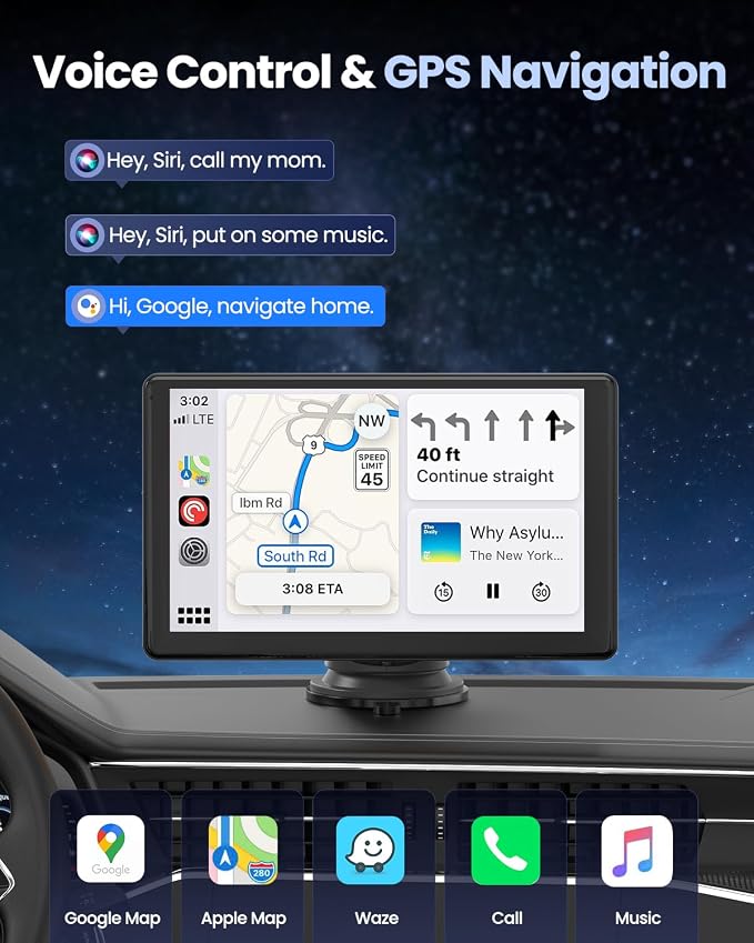 Wireless Carplay Screen for Car - Image 2