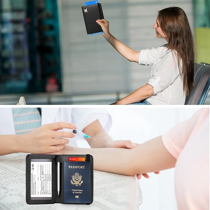 ZOPPEN Passport Holder Wallet, Passport Cover Travel Wallet Women Travel - Image 3