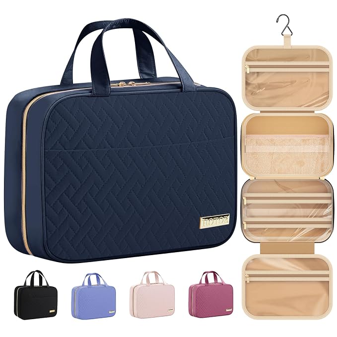 HOTOR Travel Toiletry Bag w/Hanging Hook by HOTOR