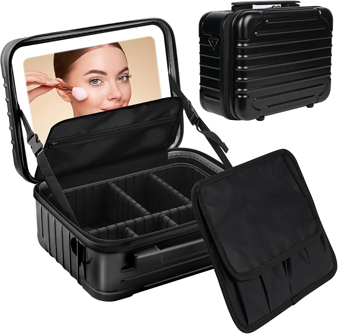 Kalolary Travel Makeup Train Cases, Makeup Bag by Kalolary