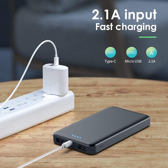 Portable Charger Power Bank 10000mAh, Ultra Slim Portable Phone Charger - Image 6