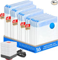 Vacuum Storage Bags for Clothing, 16 Pack Vacuum Seal Bags for Clothes by Vacbird