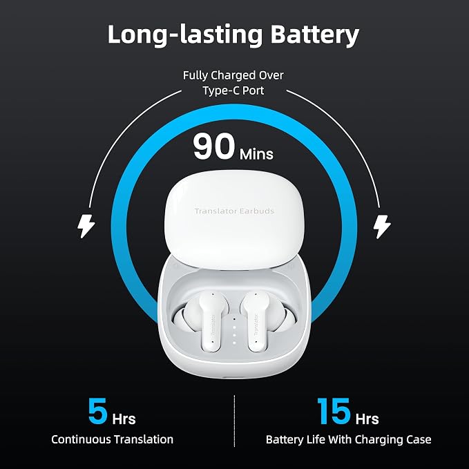 M3 Offline AI Translator Earbuds Support 144 Languages & Accents Translation - Image 7