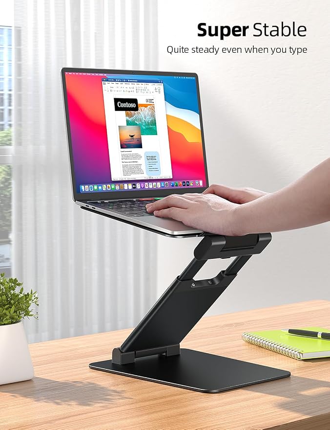 Nulaxy Height Adjustable Laptop Stand - Image 4