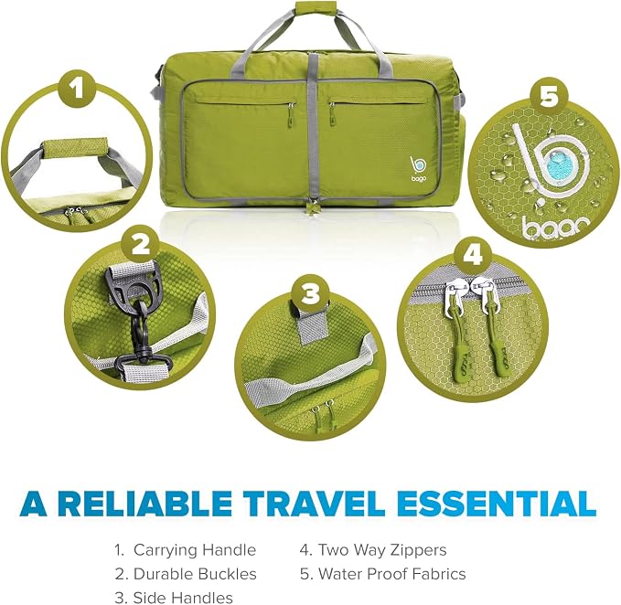 Bago Large Foldable Duffel Bags - Image 3