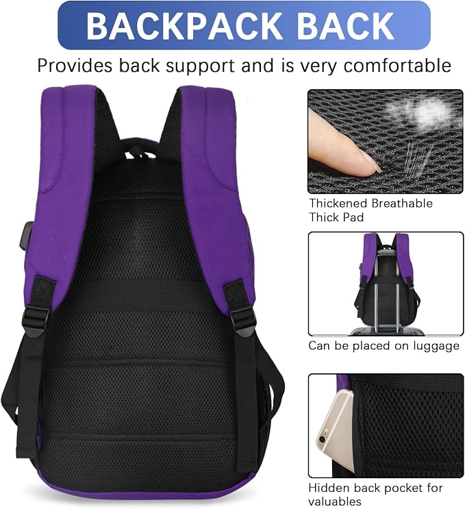 LARIPOP Travel Laptop Backpack, 15.6 Inch Business Laptop backpack - Image 4