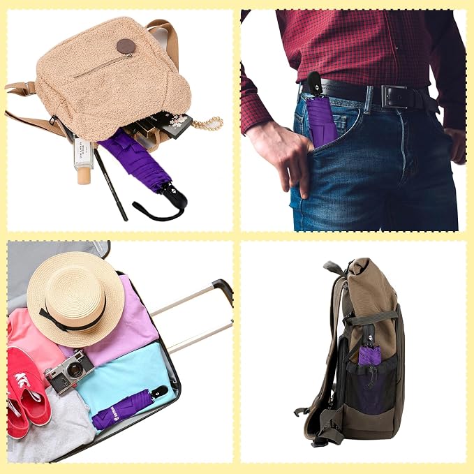 GAOYAING Compact Automatic Travel Umbrella - Image 4