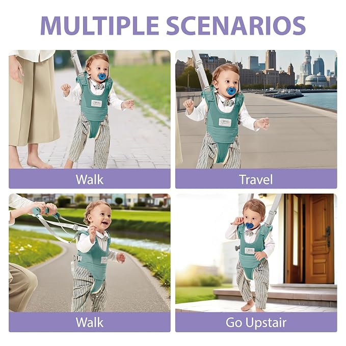 Baby Walking Harness-Handheld Assistant Belt- Toddler Infant Walking Aid - Image 7