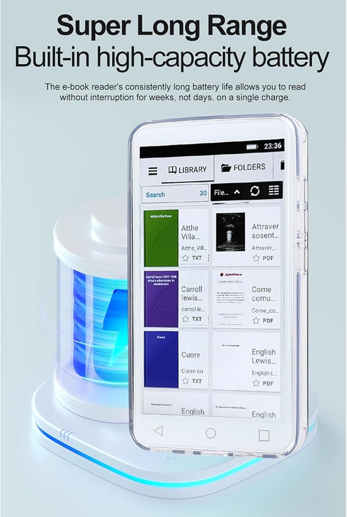 E Book Reader, BK501 Touchscreen E Readers - Image 2