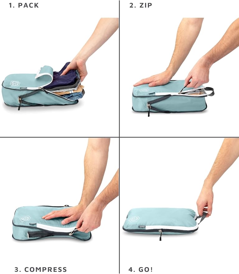 Compression Packing Cubes Set for Travel - Image 7