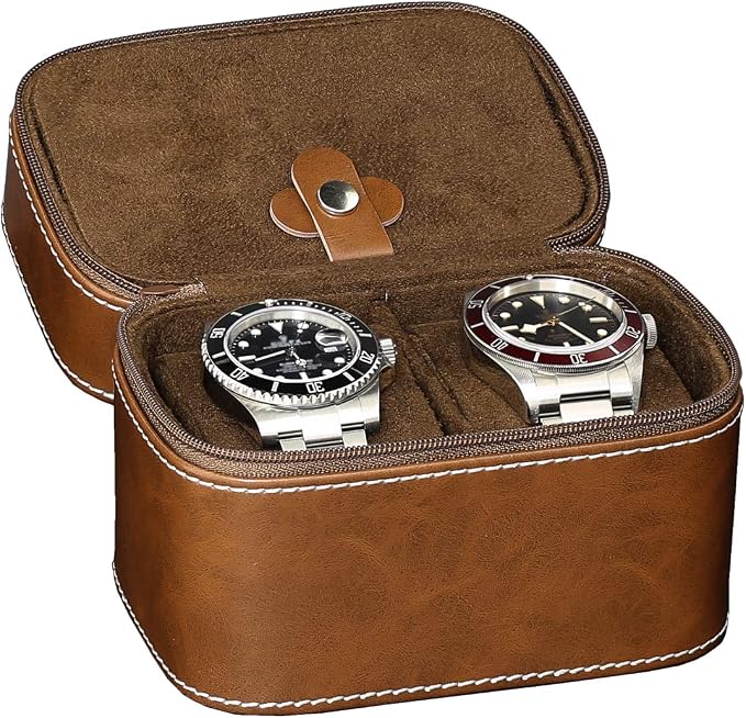 ROTHWELL 2 Watch Travel Case Storage Organizer - Image 5