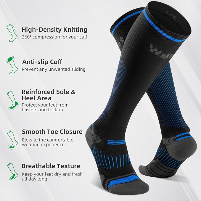 Compression Socks for Women Men 3 Pairs, Compression Stockings, Fragrance - Image 3