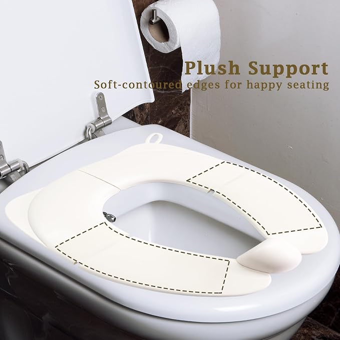Portable Toilet Seat for Kids, Foldable Universal Fit Potty Training Seat - Image 4