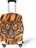 Tiger Travel Luggage Covers 18-21 Inch Spandex Suitcase Protectors by Dremagia