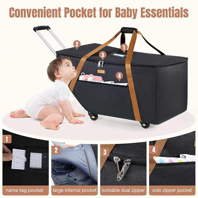 Infant Car Seat Travel Bag - Image 6