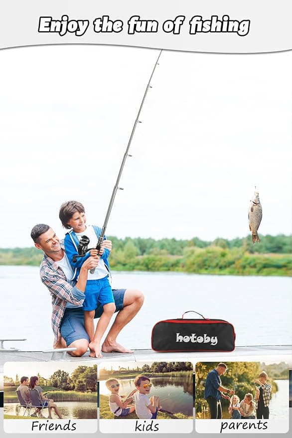 Fishing Pole Combo Set, 6.89ft Fishing Rod and Reel Combo, Carbon Fiber - Image 7