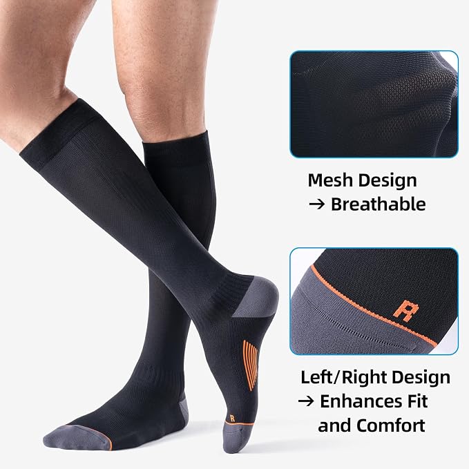 3 Pairs Compression Socks 15-20 mmHg - Image 5