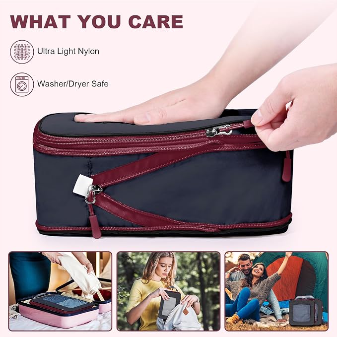 7 Set Compression Packing Cubes Packing Organizer - Image 3