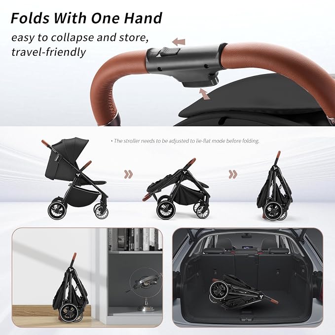 Tinyiota Baby Stroller, Infant Stroller - Image 5