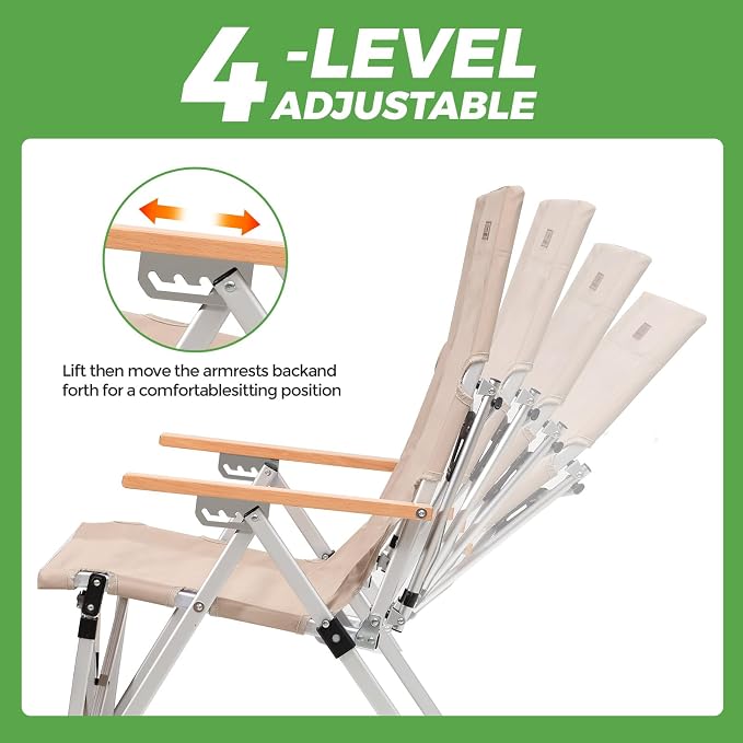 Folding Camping Chair Portable Chairs - Image 5
