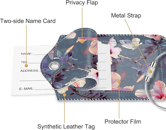Fintie Luggage Tags, Privacy Cover ID Label - Image 4
