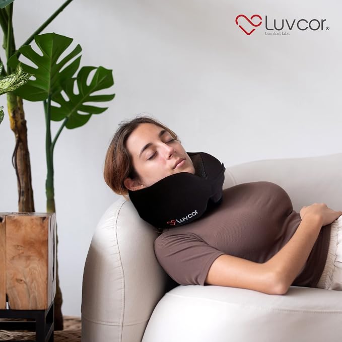 Premium Quality Memory Foam Travel Neck Pillow Bundle - Image 6