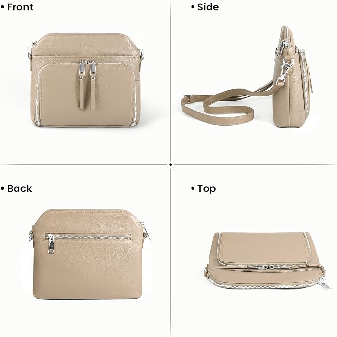befen Genuine Leather Crossbody Purses - Image 5