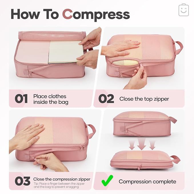Veken 11 Set Compression Packing Cubes - Image 3