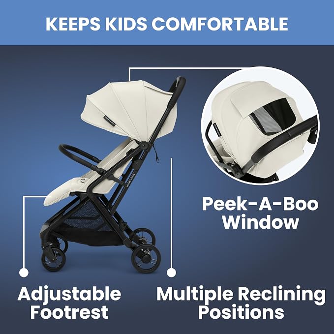 Delta Children Icon Ultra Compact Lightweight Everyday & Travel Stroller - Image 5