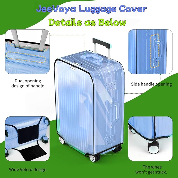 Luggage cCover Protector Clear PVC Suitcase Covers - Image 4