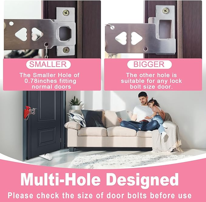 Portable Door Stop Alarm, No Installation Required, Provides Security - Image 7