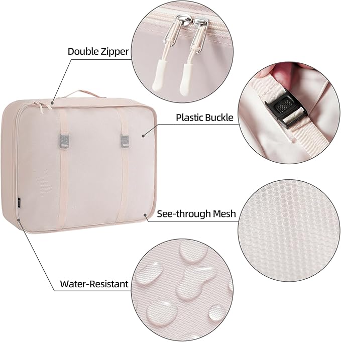 BAGAIL 6 Set/8 Set/10 Set Packing Cubes Various Sizes Packing Organizer - Image 5