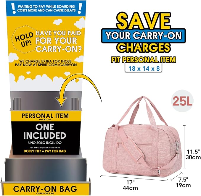 Narwey 18" Carry on Bag Underseat - Image 2