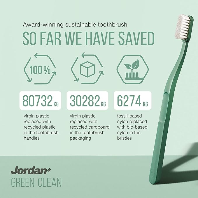 Jordan* ® | Green Clean Toothbrush | Award Winning Sustainable Toothbrush Made - Image 4